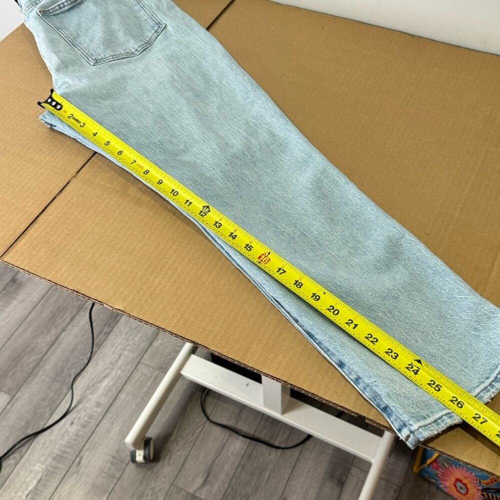 Madewell The High-Rise Slim Crop Boyjean in Dumas Wash: Ripped Edition MC556 W29 - Picture 13 of 14